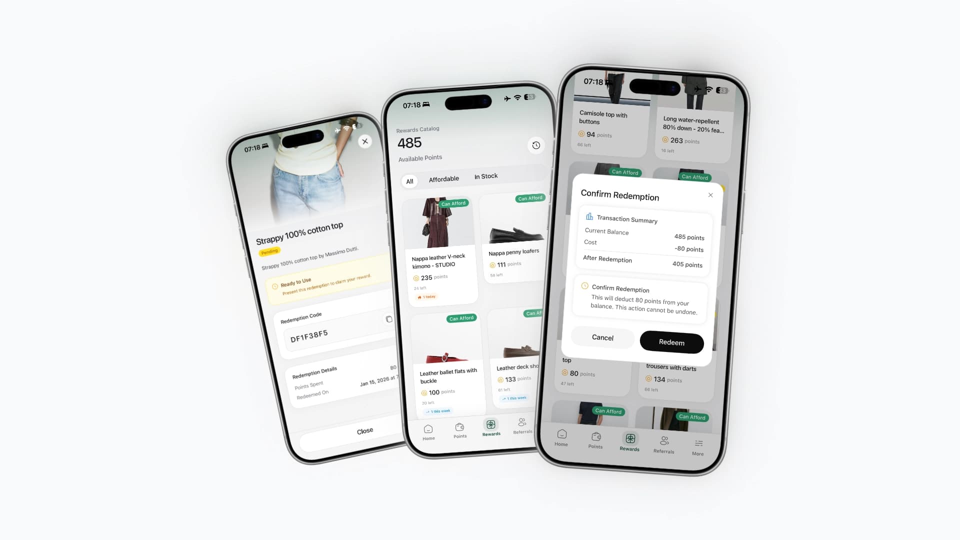 Il catalogo premi nell'app Fidelect